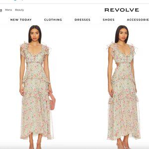 ASTR, Mable Dress, Light Green Floral